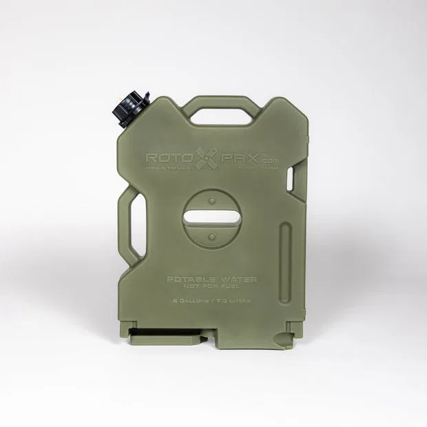 RX-2OD – ROTOPAX Liquid Storage Container, OD Green 2 Gallon Bolt-On/ Free Standing Formulated Plastic EPA And CARB C...